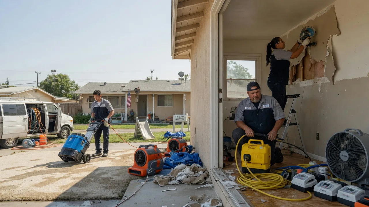 Water Damage Restoration in La Harpe, KS near me